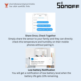 Sonoff - SNZB-02 Temperature And Humidity Sensor (ZigBee 2.4 GHz)