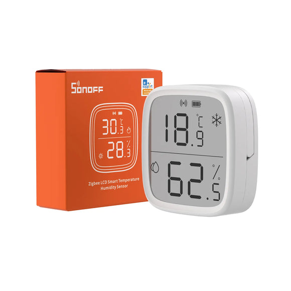 Sonoff - SNZB-02D Smart LCD Temperature Humidity Sensor (ZigBee 2.4 GH –  Activio IoT store